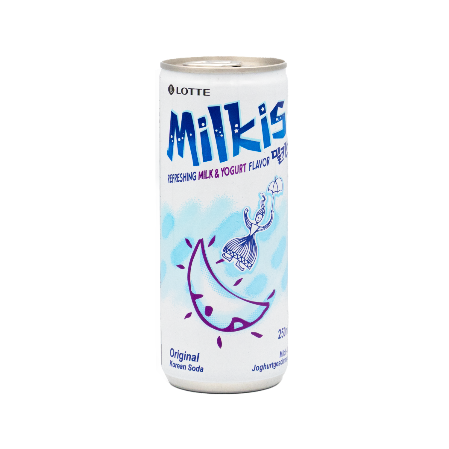 Milkis Soft Drink 250ml von Lotte - Prickelndes Milchgetränk
