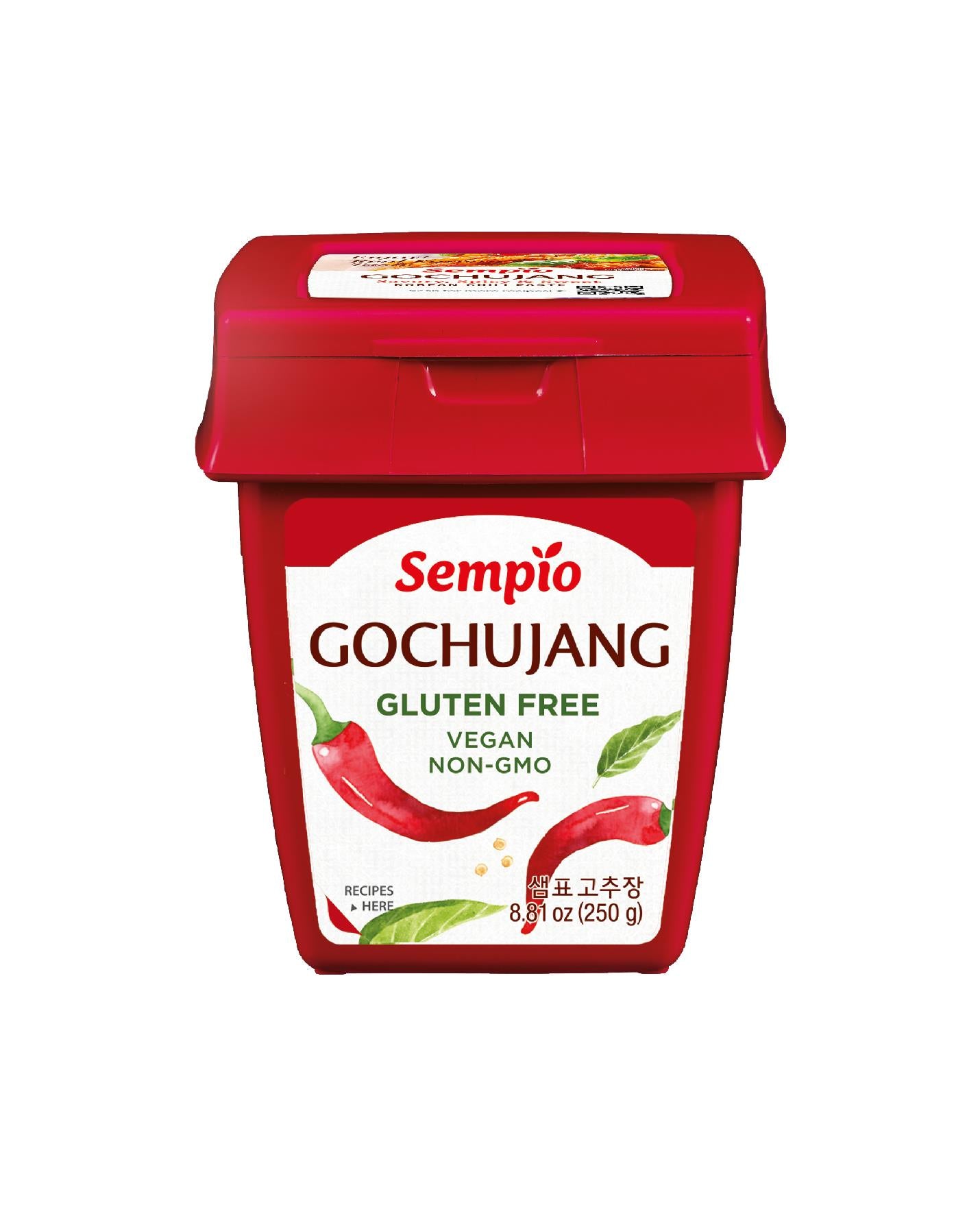 Gluten Free Scharfe Paprikapaste 250g von Sempio