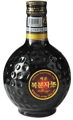 Baekwoon Brombeerwein 13% 360ml - Exquisiter Koreanischer Fruchtwein von Baekwoonjuga für Kenner