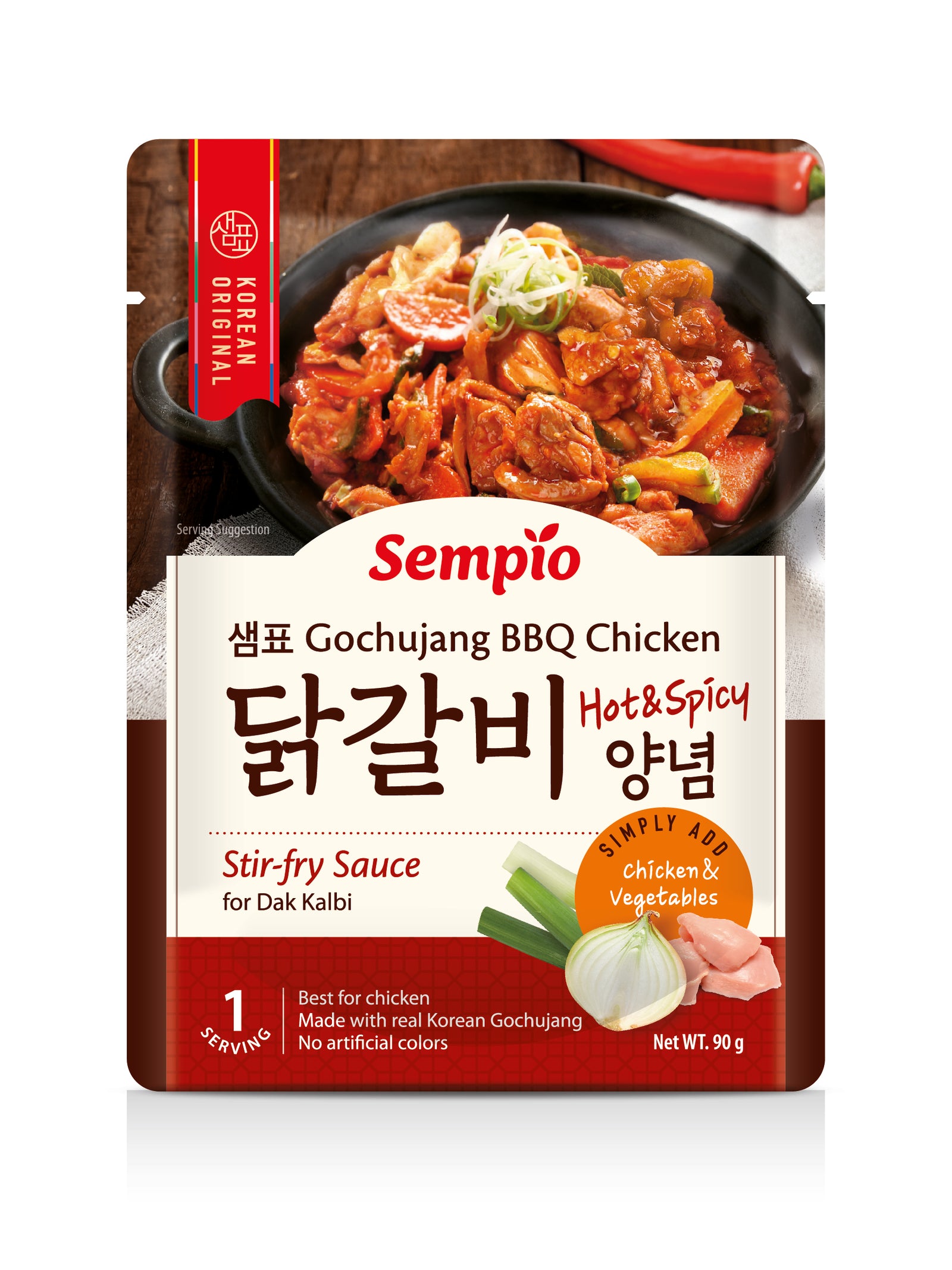 Gochujang BBQ Huhnsrippchen Marinade und Sauce 90g von Sempio