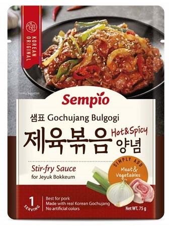 Sempio Würzfeuer Scharfe Schweinsbulgogi Marinade, 75g von Sempio