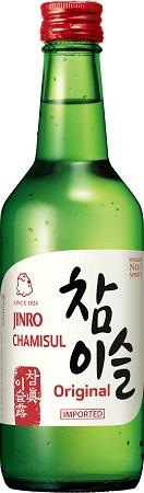 Chamisul Soju original 20.1% 360ml von Jinro, Reisschnaps