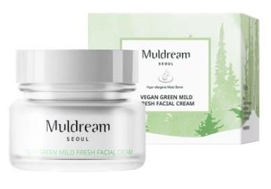Muldream Vegan Green Mild Fresh Facial Cream 60g