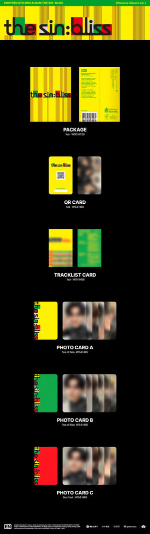 [Album] Enhypen - 8e Mini Album [THE SIN : BLISS] (Weverse Albums ver.)