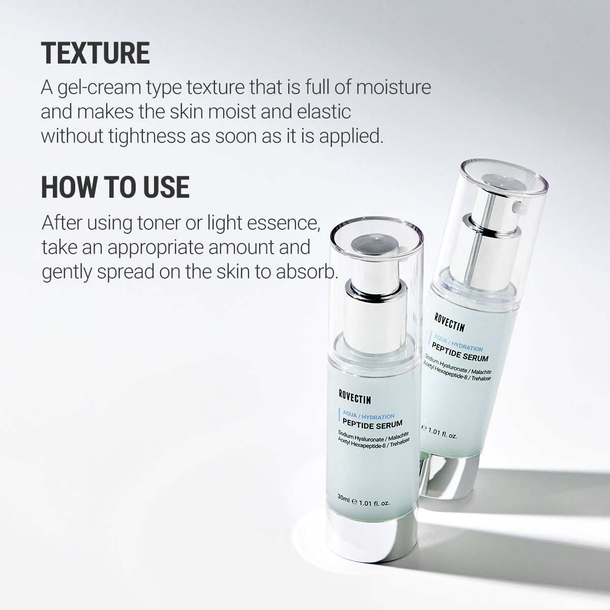 Rovectin Aqua Peptide Serum 30ml