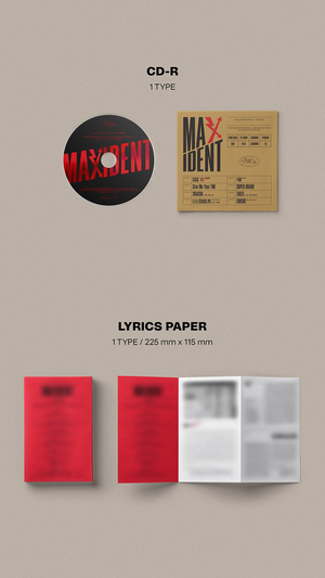 STRAY KIDS - MAXIDENT (CASE Ver.) (Version aléatoire)