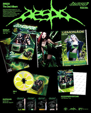 AESPA-2nd Full Album LEMONADE (P.O.S Ver.)