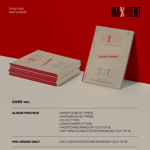 STRAY KIDS - MAXIDENT (CASE Ver.) (Version aléatoire)