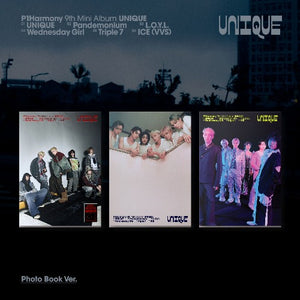 P1Harmony-9e mini-album [UNIQUE] (Photobook Ver.) (A Ver. / B Ver. / C Ver.) Aléatoire