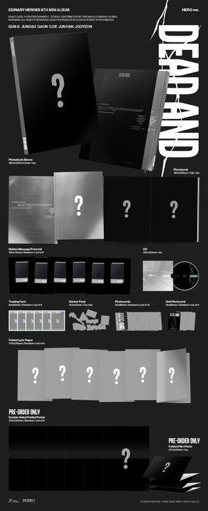 XDINARY HEROES - 8th Mini Album [DEAD AND] (Boy in Chic Ver. / HERO Ver.)