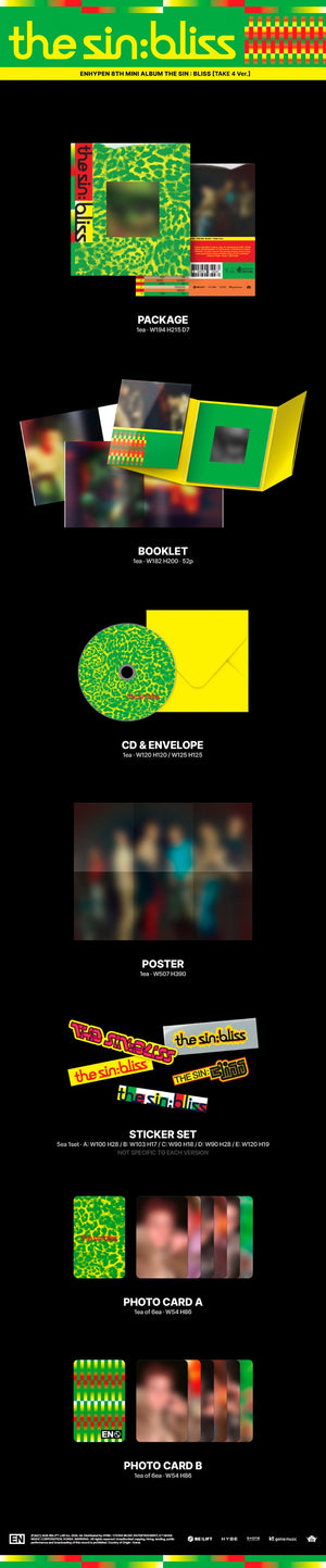 [Album] Enhypen - 8e Mini-Album [THE SIN : BLISS] (Ver. TAKE 1 / Ver. TAKE 2 / Ver. TAKE 3 / Ver. TAKE 4)