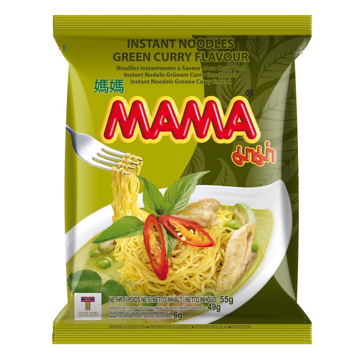 Instantnudeln Green Curry 55g von MAMA