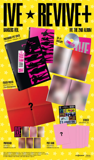 IVE-2nd Album [REVIVE+] (BANGERS Ver. / CHALLENGERS Ver.) Random
