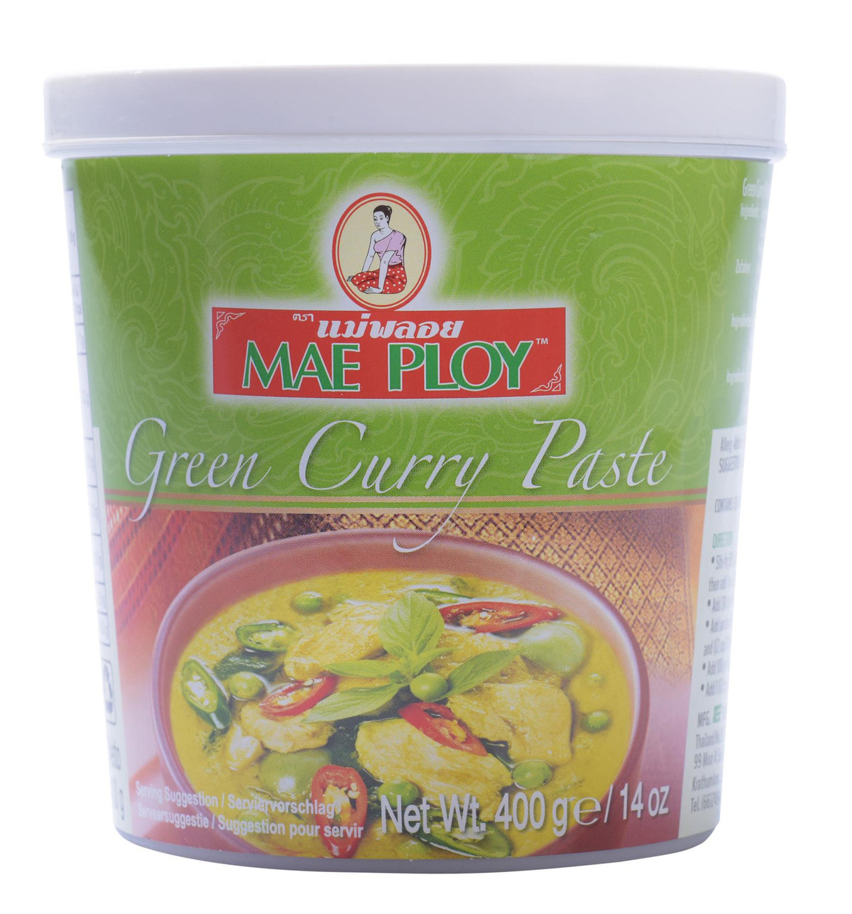 Curry Paste Grün 400g von Mae Ploy