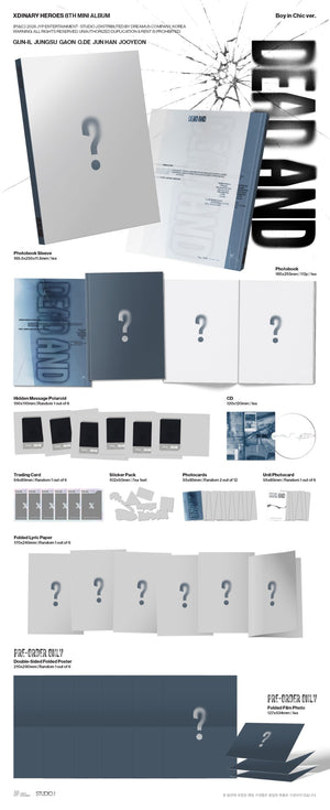 XDINARY HEROES - 8th Mini Album [DEAD AND] (Boy in Chic Ver. / HERO Ver.)