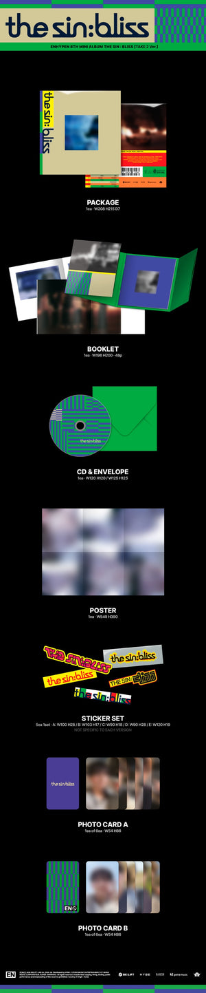 [Album] Enhypen - 8e Mini-Album [THE SIN : BLISS] (Ver. TAKE 1 / Ver. TAKE 2 / Ver. TAKE 3 / Ver. TAKE 4)