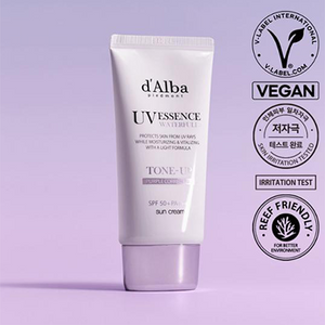 d'Alba Waterfull Tone-Up Sun Cream (Violet) 50ml
