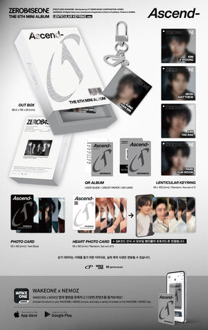 ZEROBASEONE - 6th Mini Album Ascend- (LENTICULAR KEYRING Ver.)