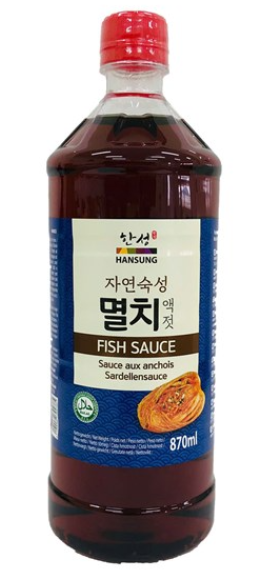 Fischsauce (Anchovis) für Kimchi 870ml von Hanseung