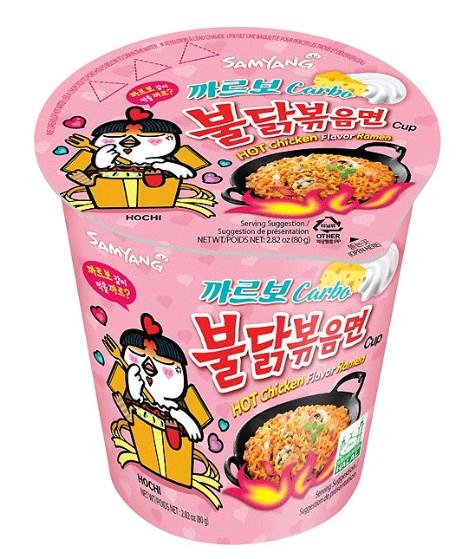 Carbo Buldak Boggummyun (Ramen) Cup 80g von Samyang