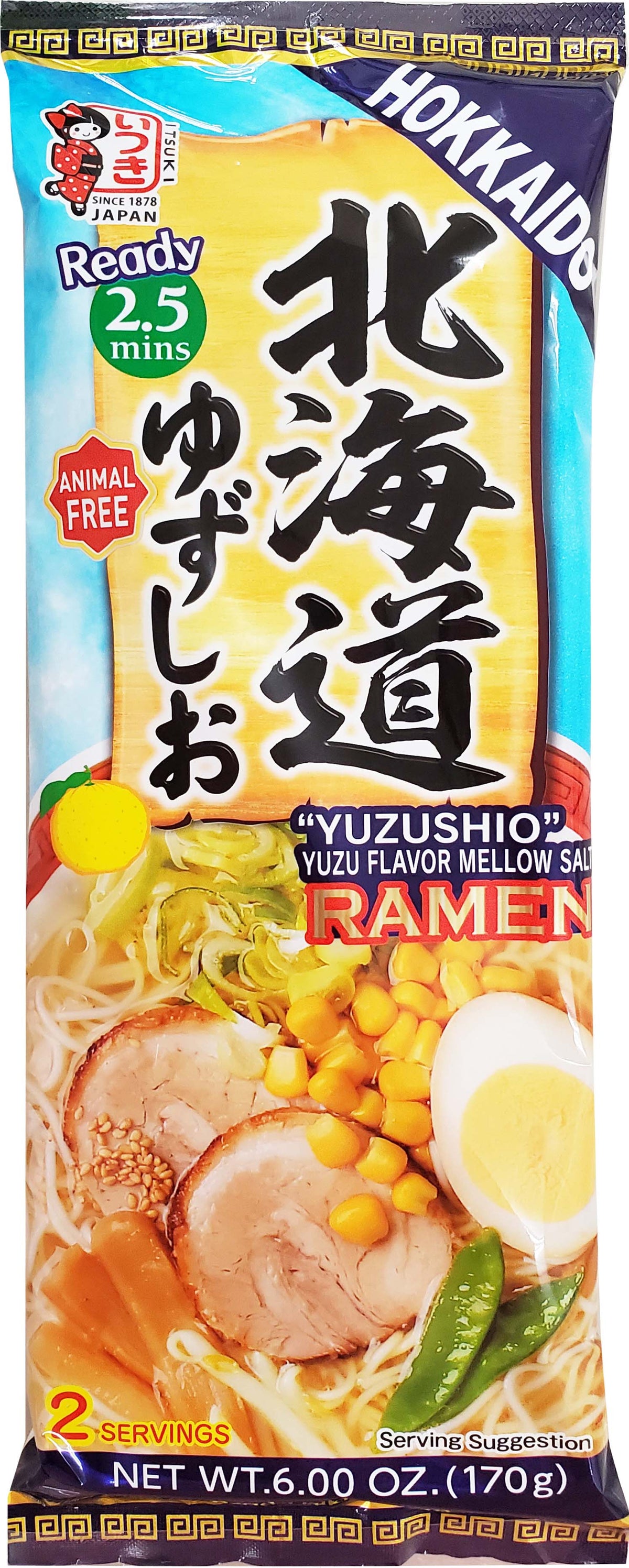 Hokkaido Yuzu Shio Ramen 172g von Itsuki