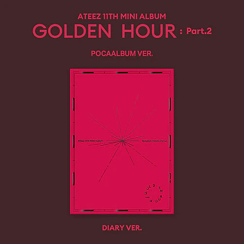 [Album] ATEEZ - 11TH EP [GOLDEN HOUR : PART.2] (POCAALBUM VER.) DIARY VER