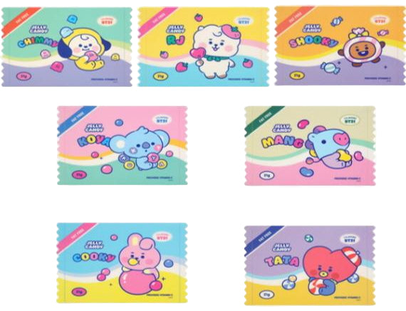 BT21 - Mouse Pad-Jelly Candy