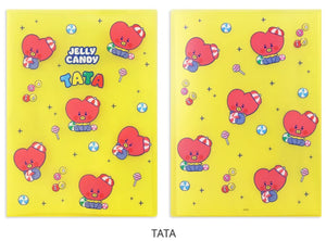 BT21 Jelly Clear File Tata