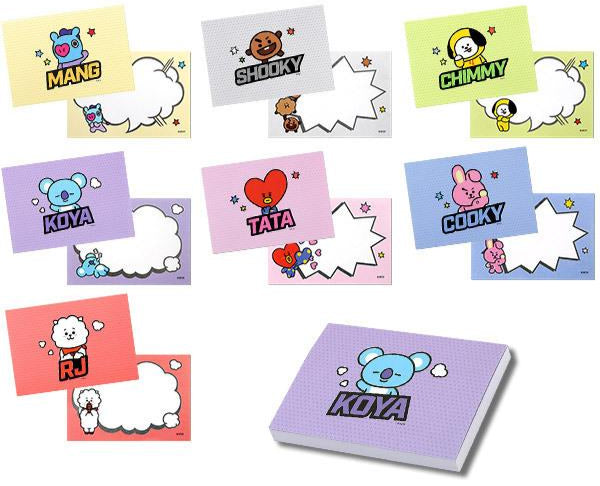 BT21 - Memo Pad Pop (Alpha)