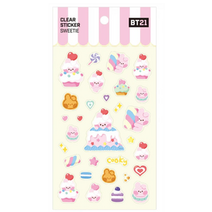 BT21 - Sweetie Clear Stickers