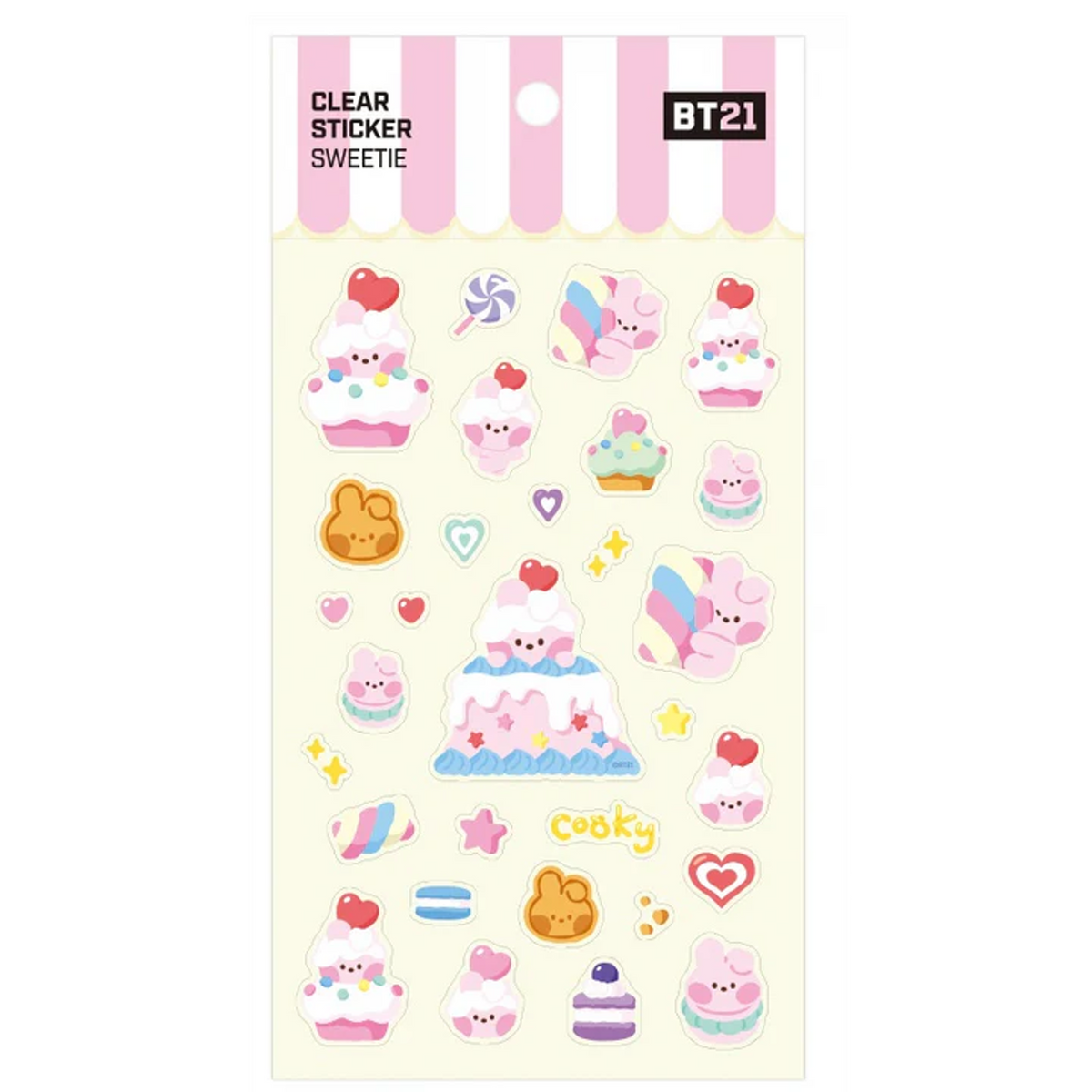 BT21 - Sweetie Clear Stickers