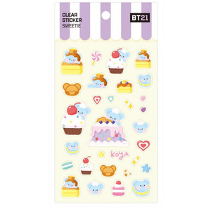 BT21 - Sweetie Clear Stickers