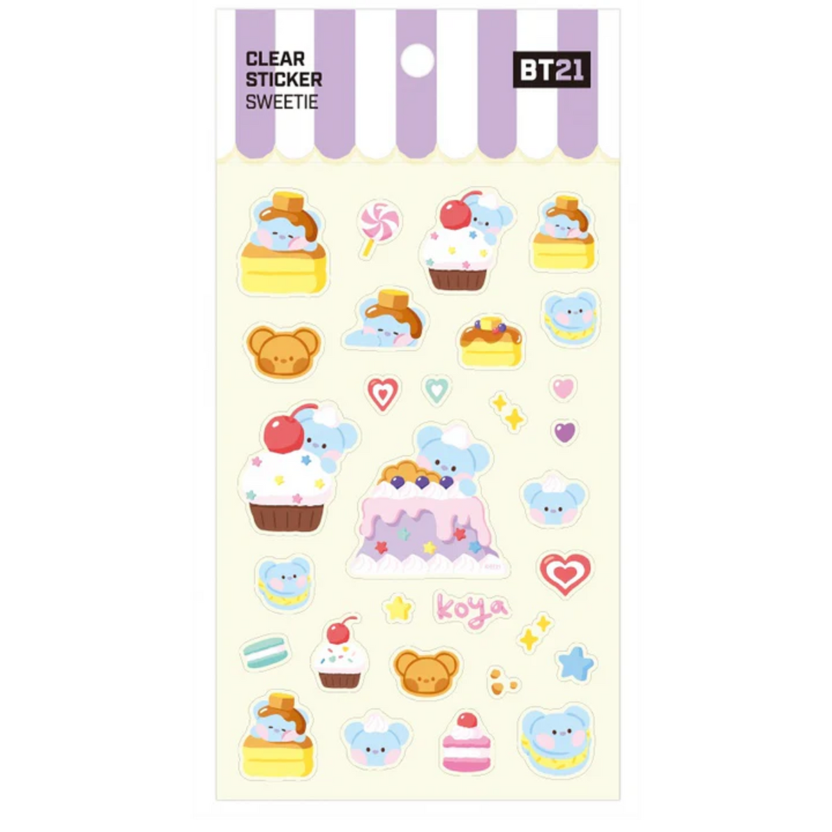 BT21 - Sweetie Clear Stickers