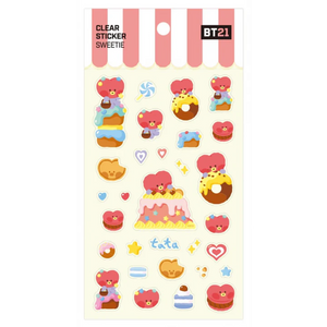 BT21 - Sweetie Clear Stickers