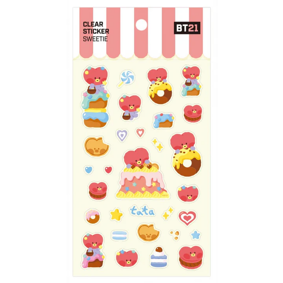 BT21 - Sweetie Clear Stickers