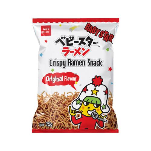 Baby Star Original 75g von Oyatsu - Knuspriger Nudelsnack