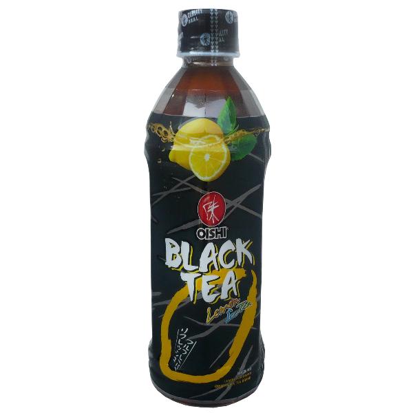 Black Tea Lemon 500ml von Oishi - Belebender Eistee