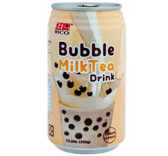 Bubble Milk Tea Drink 350ml von Rico - Milchtee mit Tapioka-Perlen