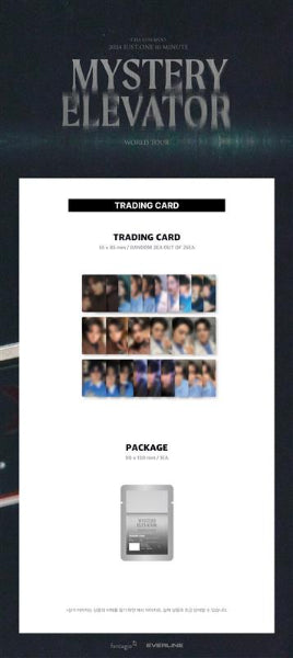 CHA EUN-WOO - POSTCARD BOOK 2024 Just One 10 Minute [Mystery Elevator]