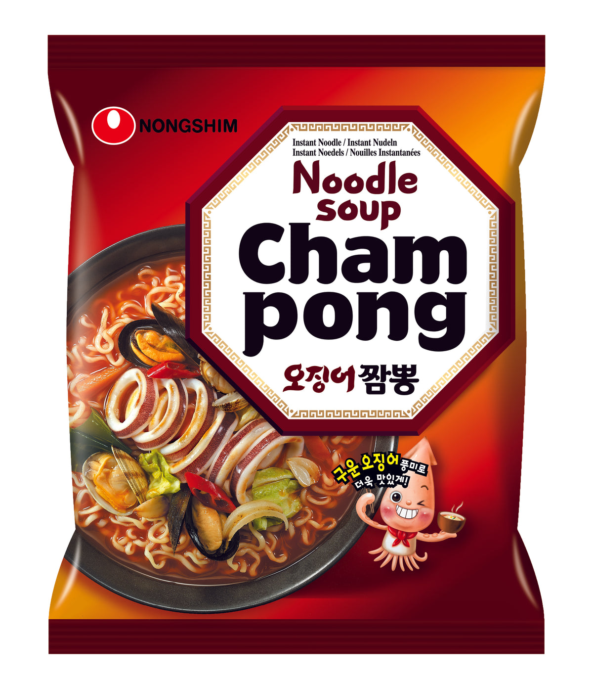 Champong Ramyun Nudelsuppe 124g von Nongshim