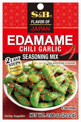 Edamame Seasoning Chilli Garlic 24g S&amp;B