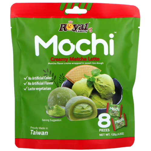 Creamy Matcha Mochi 120g von Royal Family - Reiskuchen