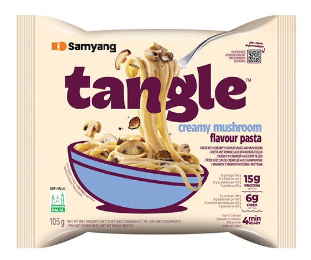 Tangle Creamy Mushroom Falvour Pasta 105g von Samyang