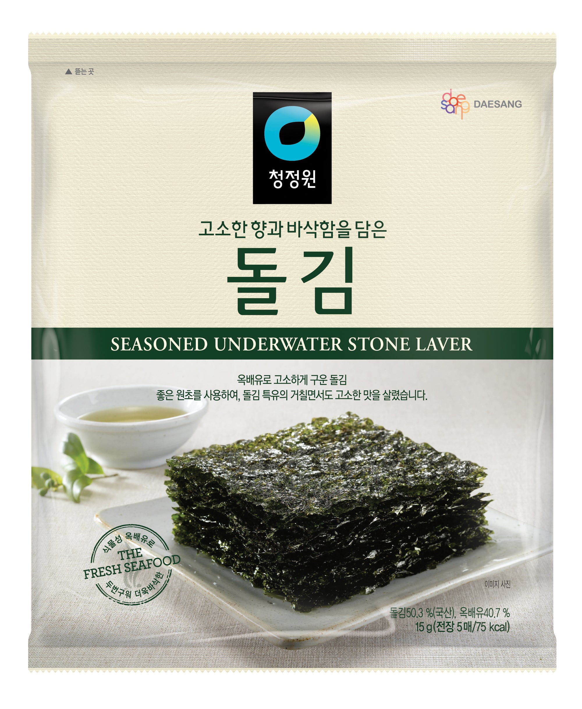 Dol Gim Nori - Geröstet, Gesalzen & Geölt 15g von Daesang - Premium Korean Seaweed