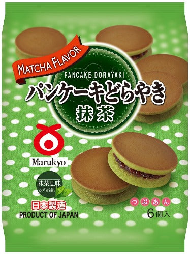 Dorayaki Matcha Pancakes 310g von Marukyo - Fluffige Pfannkuchen