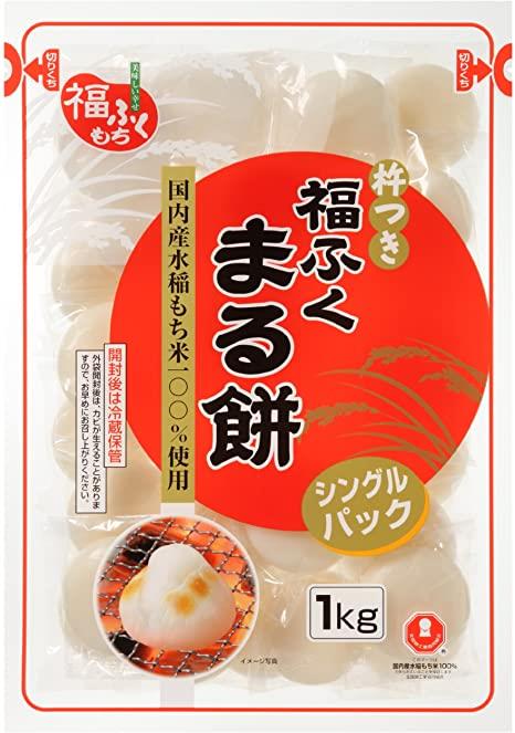 Foods Fukufuku Mochi von Marushi 1kg - Glutenfreier Japanischer Reiskuchen