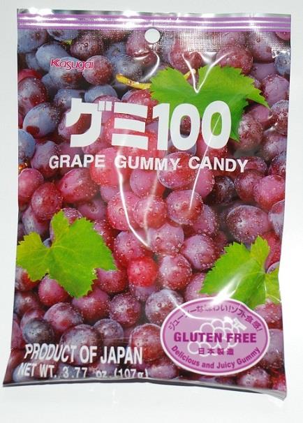 Fruchtgummi mit Traubengeschmack 113g von Kasugai