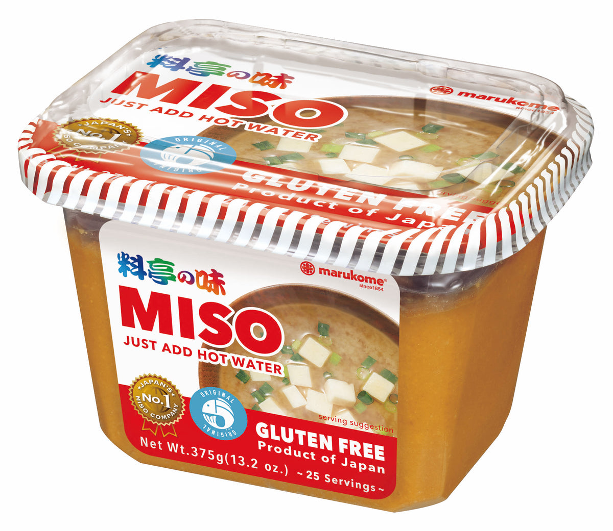 Ryotei no Aji Dashi iri Miso 375g Sojabohnenpaste von Marukome