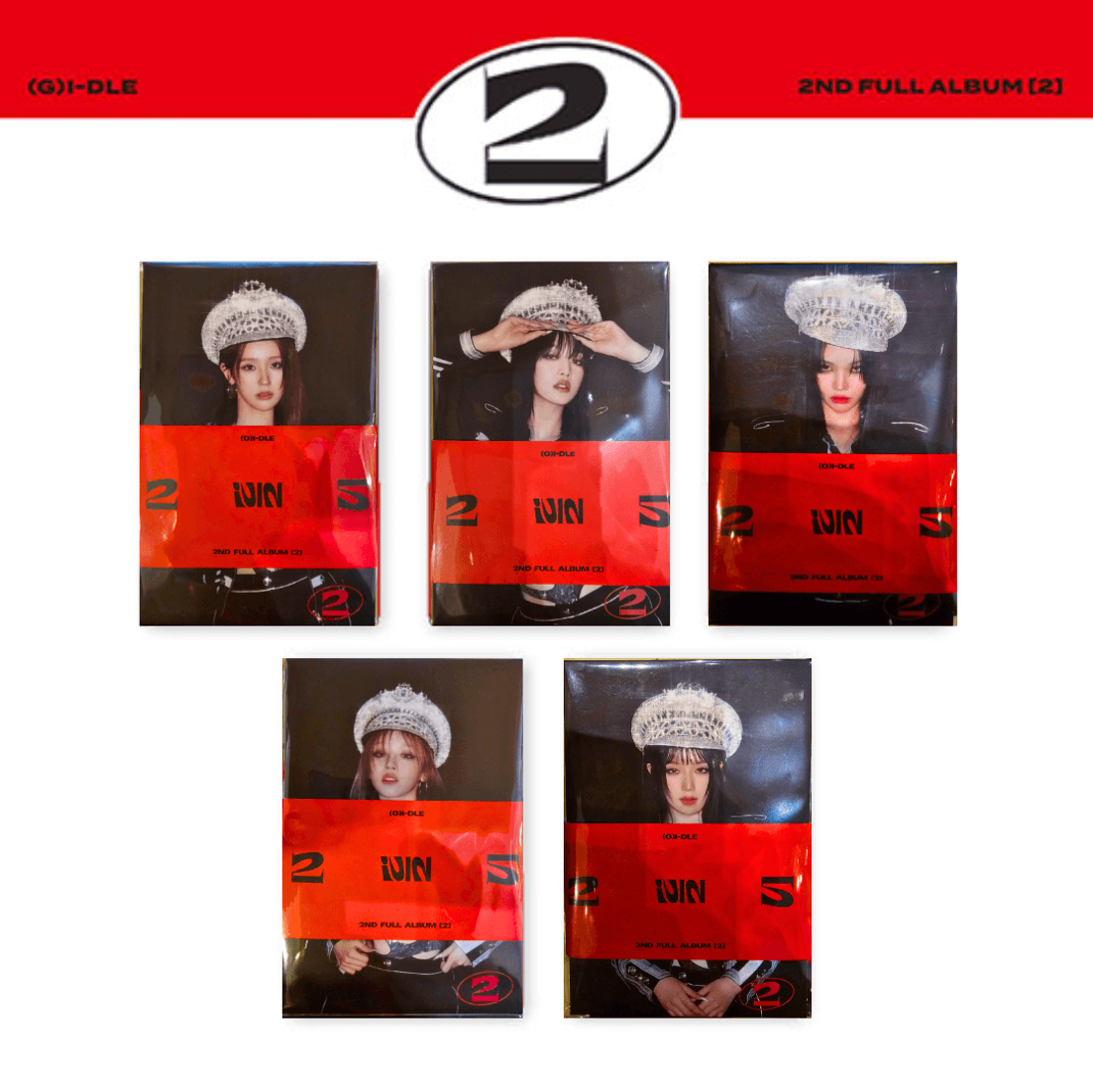 (G)I-DLE - VOL.2 POCA VER. Album Random