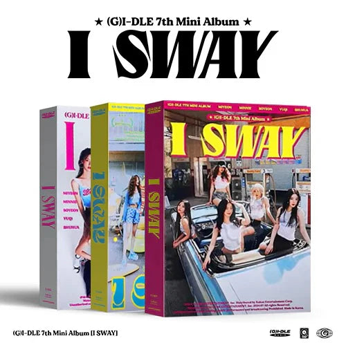 (G)I-DLE - 7TH MINI ALBUM [I SWAY] Album Random